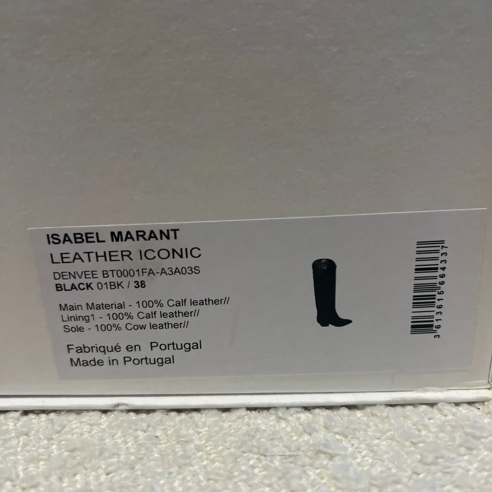 Isabel Marant Denvee Suede Western Boot sz 38 - Picture 8 of 10